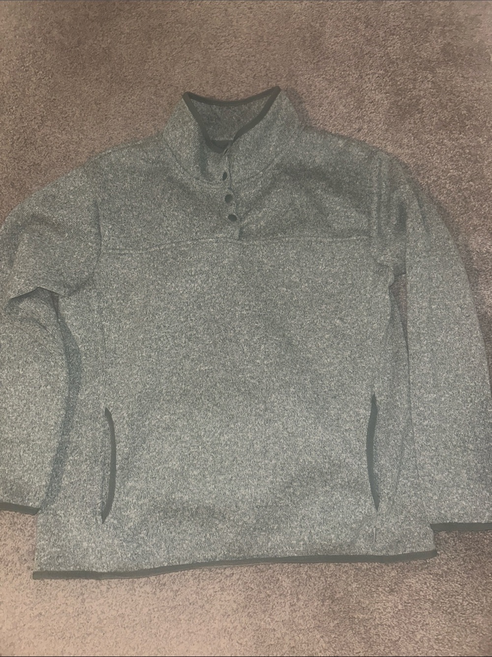 Eddie Bauer 1/4 button pullover - Picture 2 of 7